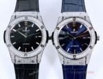 2019 Replica Hublot Classic Fusion Iced Out Diamond Watch 43mm